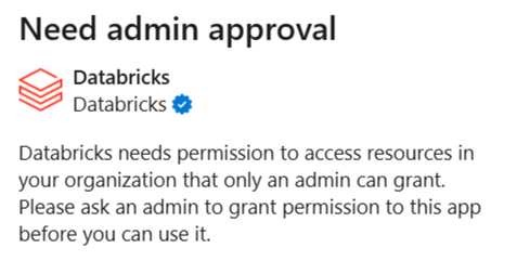 Need admin approval message on log in
