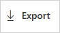 Screenshot that shows the export button for downloading Conditional Access App Control traffic logs from the cloud discovery dashboard.