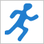 Icon for the activity policy type in Defender for Cloud Apps.
