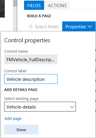 Screenshot of linking the reference field to the details view for the referenced entity.
