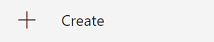 The Power Automate Create button.