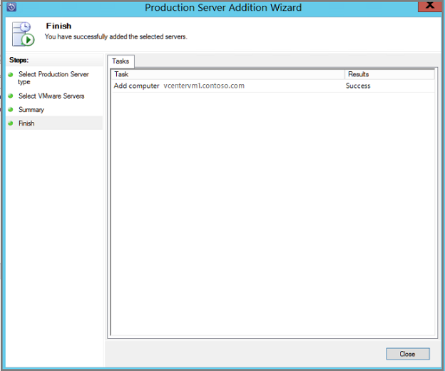 Screenshot: Seite „Fertig stellen“