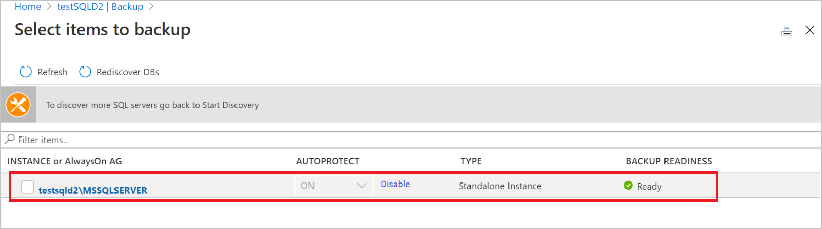 Screenshot: Tresoransicht mit registrierten VMs