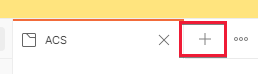 Screenshot, der das Pluszeichen (+) in Postman zeigt.