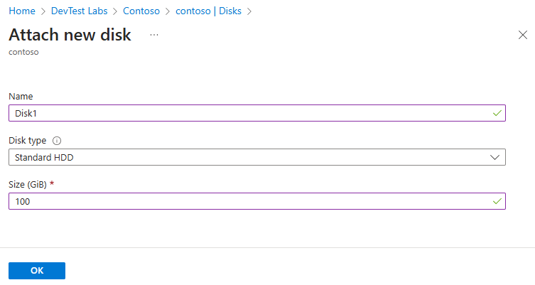 Screenshot: Ausfüllen des Formulars „Neuen Datenträger anfügen“.