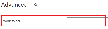 Screenshot, das die erweiterte Pool-Einstellung für den 