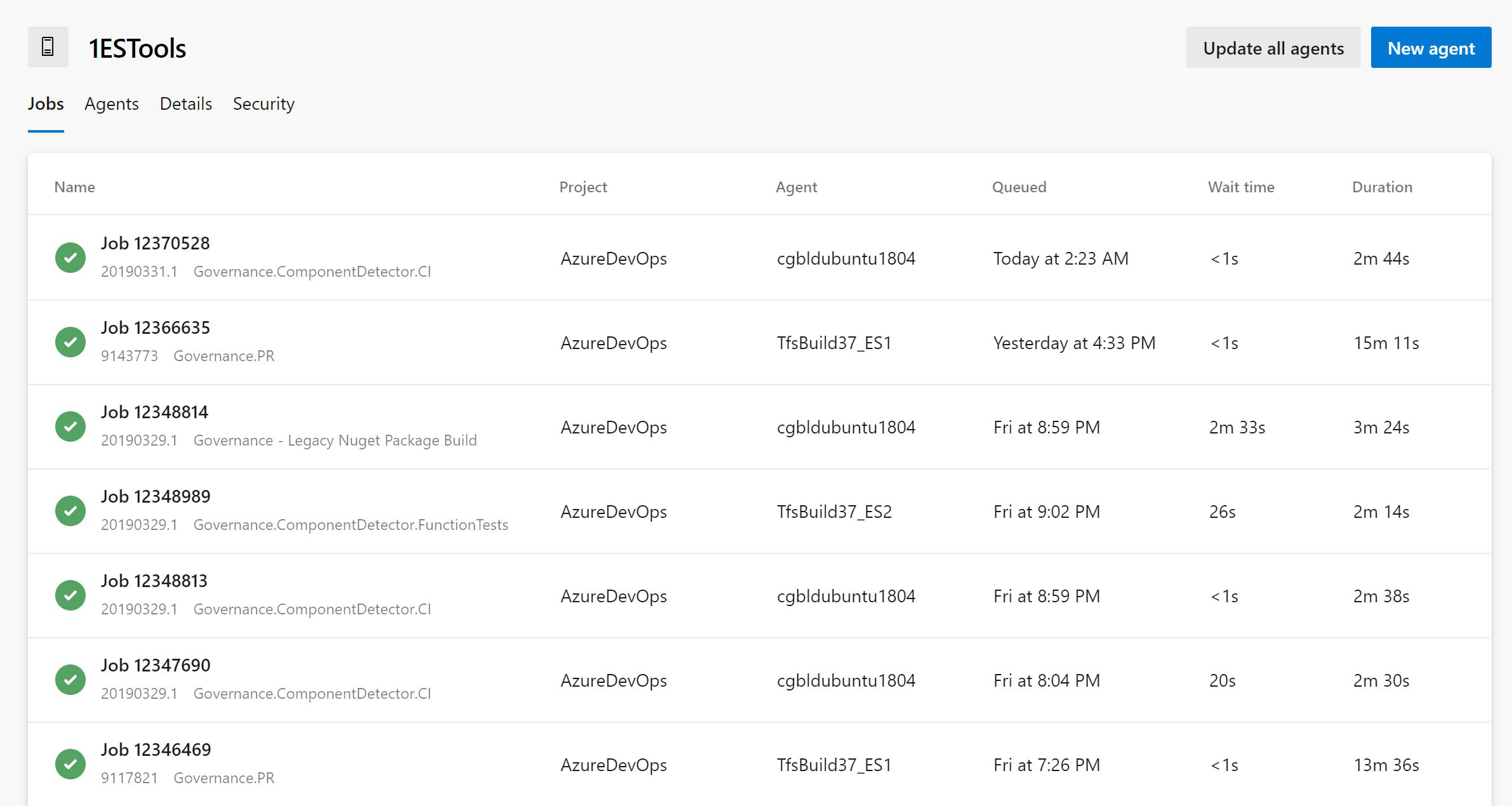Update der User Experience (UX) des Agent Pools.