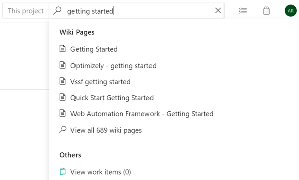 Sofortige Suche nach Wiki.