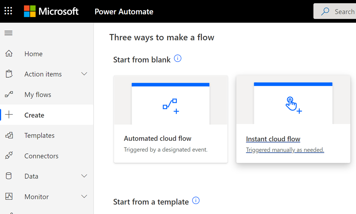 CreateFlow Create