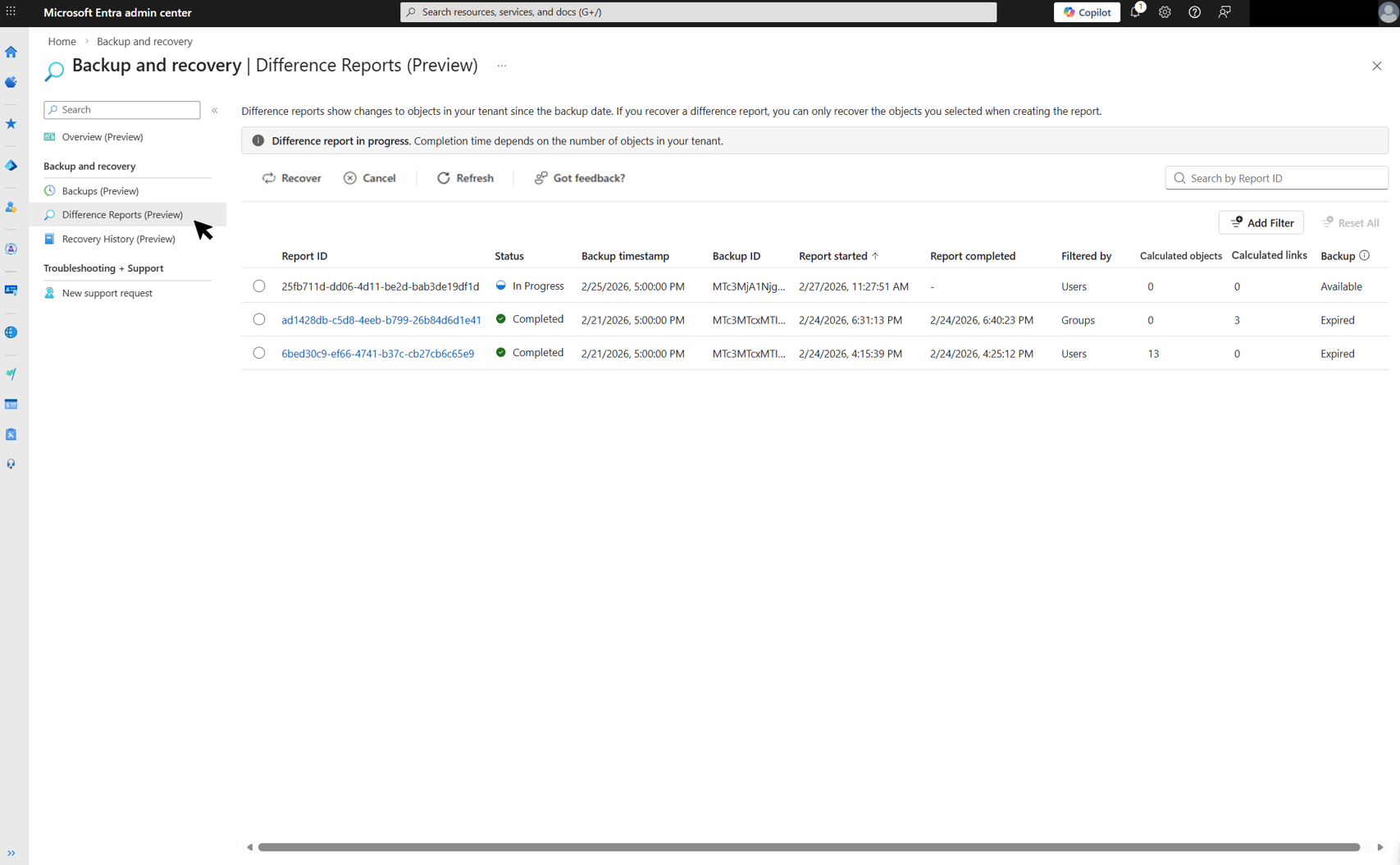 Screenshot der Seite 