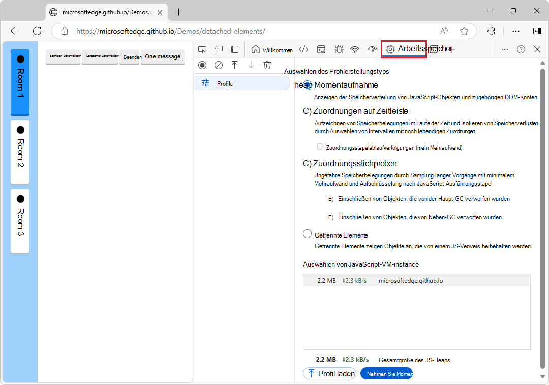 Das Speichertool