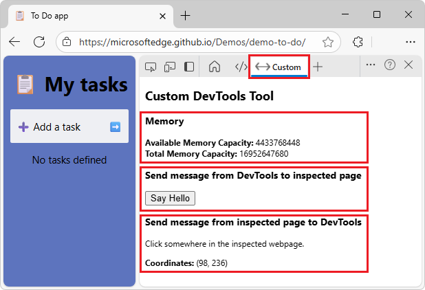 Benutzerdefiniertes Tool