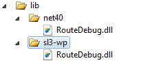Framework-Profil-Ordnerlayout