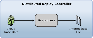 Diagramm zur Darstellung der Vorverarbeitungsphase von Distributed Replay.