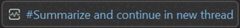 Screenshot der Threadzusammenfassung.