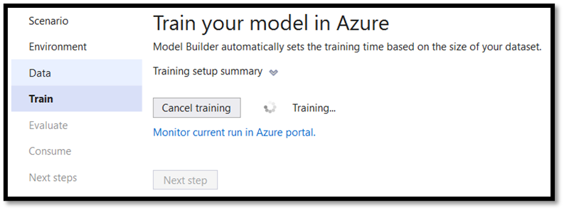 Trainieren Ihres Machine Learning-Modells