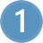 Ein numerisches Abzeichen unter 100.