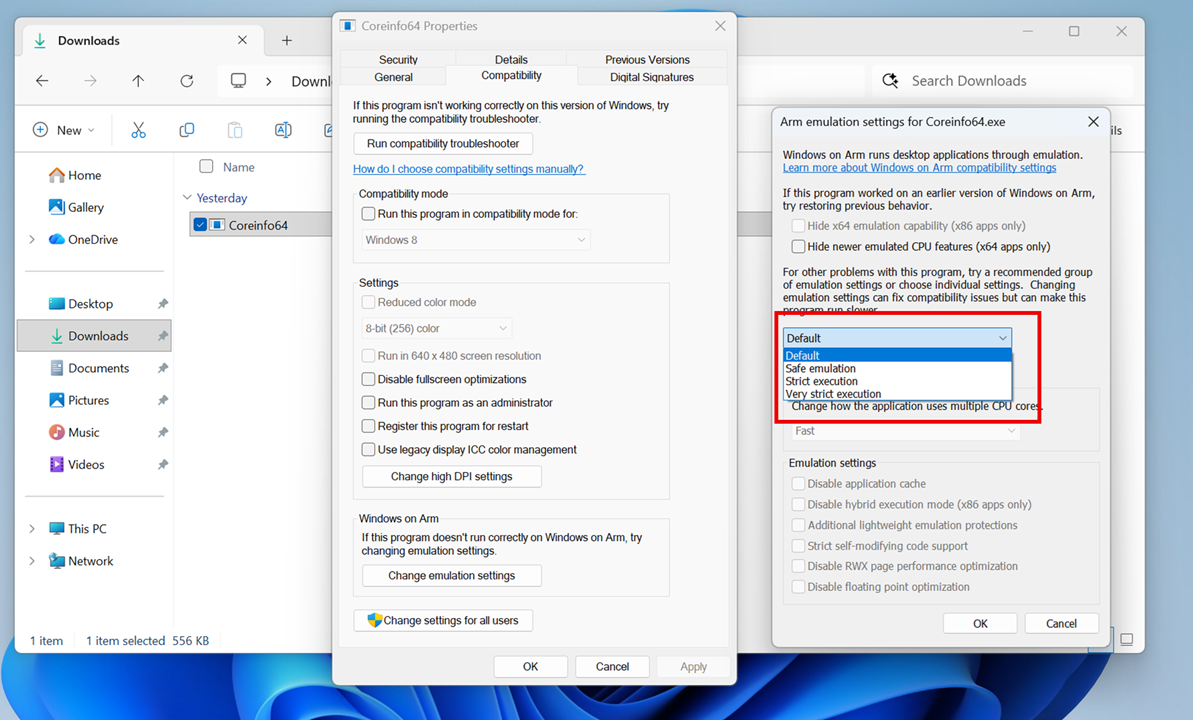 Ändern der Emulationseinstellungen screenshot2