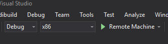 Stellen Sie die Projektmappe aus Visual Studio bereit.