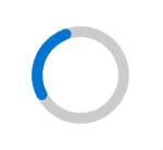 Kurzes Video mit dem Verhalten des Progress Ring-Steuerelements.
