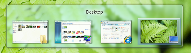 Screenshot des Fensters mit vier Grafiken und Beschriftung 