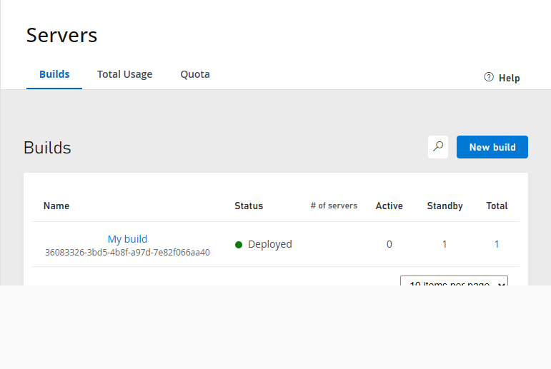 Erfolgreiche Bereitstellung des Builds mit Standbycomputern