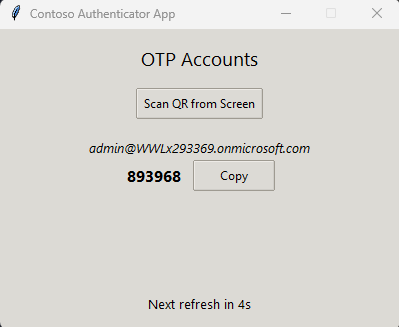Scan QR from Screen