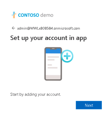 Set Up Your Account in App