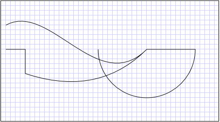 graphicsmm_path A PathGeometry with an arc that includes two PathFigure objects.