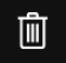 Delete Graphic showing the delete button.