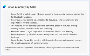 Screenshot of the post shared on Teams.