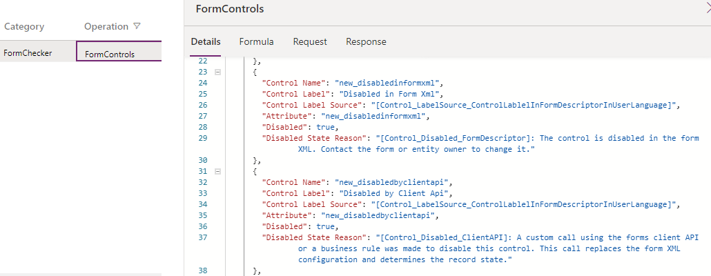 Form controls check Forms controls check