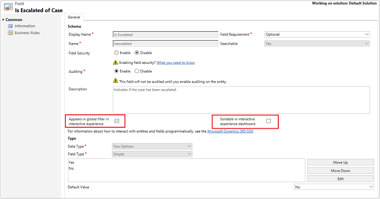 Enable a column for global filter and sort Enable a column for global filter and sort.