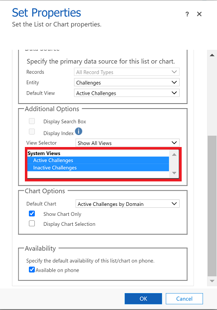 Select view selector Select view selector.