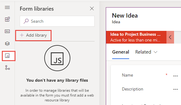 Screenshot of the Add library dialog.