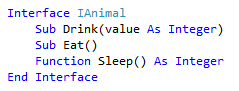 Screenshot of Resulting Interface - Visual Basic.