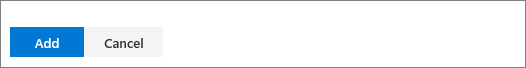 Screenshot of the bottom of the Add subscriber dialog showing the Add button. Select the Add button