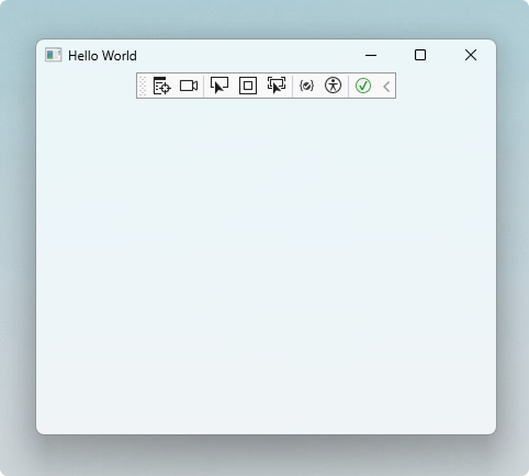 Hello World project built and running