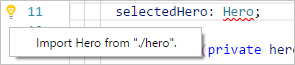 Icono de bombilla en Visual&nbsp;Studio Code