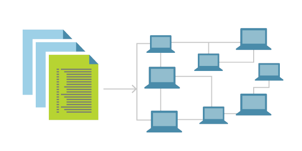 Diagrama de infraestructura como código que define el entorno en un archivo con versiones.