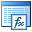 Icono del operador de función de tabla