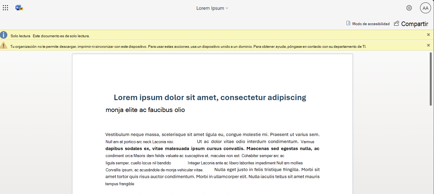 La directiva de retención de Microsoft Purview tiene como ámbito las direcciones URL de contenedor de SharePoint Embedded seleccionadas.
