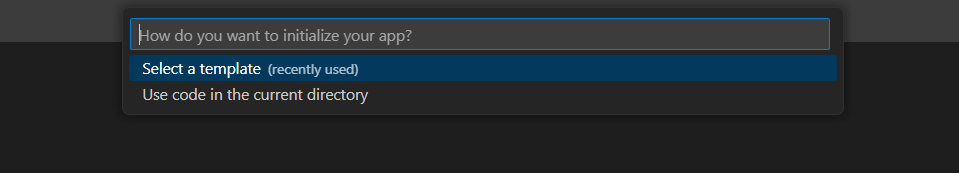 Capture d’écran de l’option permettant de sélectionner un flux de travail.