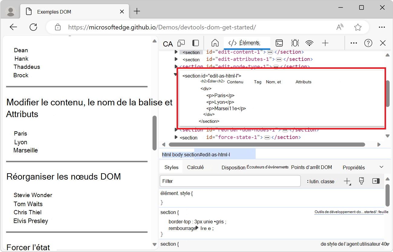 Éditeur HTML