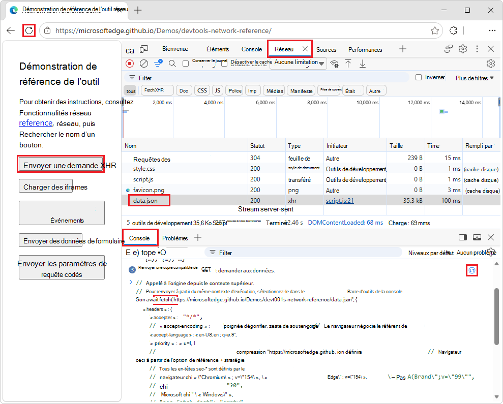 Méthode fetch() modifiable