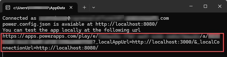 Bibliothèque cliente pour la console des applications de code avec l’URL et l’état de l’application