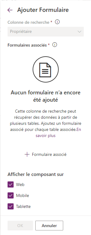 Ajouter le composant de formulaire pour plusieurs tables associées