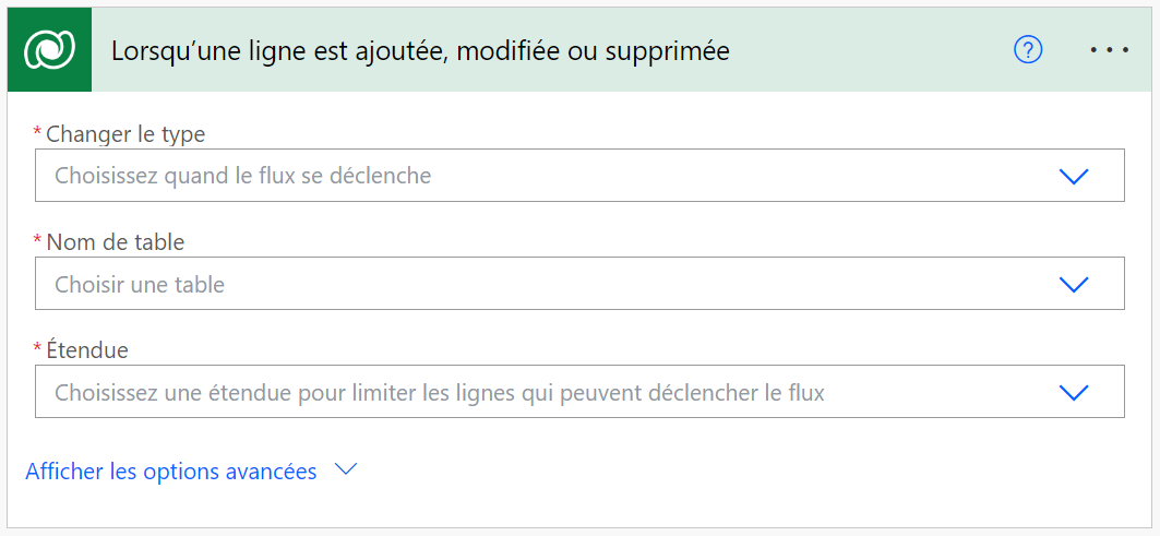 Capture d’écran de paramètres.
