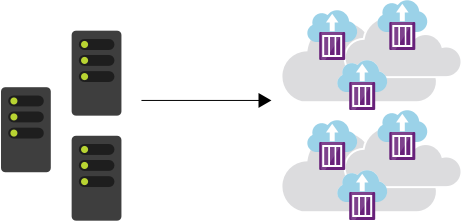 Image montrant le logo Kubernetes parmi plusieurs conteneurs s’exécutant sur un ordinateur