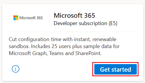 Vignette Développeur Microsoft 365